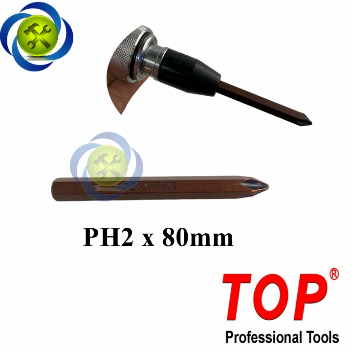 Mũi vít đóng bake ph2 top tbd-8802b 8mm x 80mm