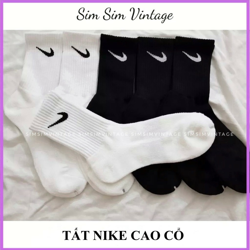 Bộ 1 đôi tất thể thao nam nữ hàng dày đẹp, vớ nam nữ chữ ni ke loại 1 tại for get me not 888
