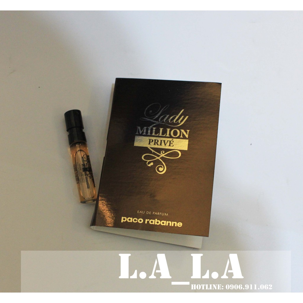 Nước hoa sample nữ Lady Million Prive 1ml
