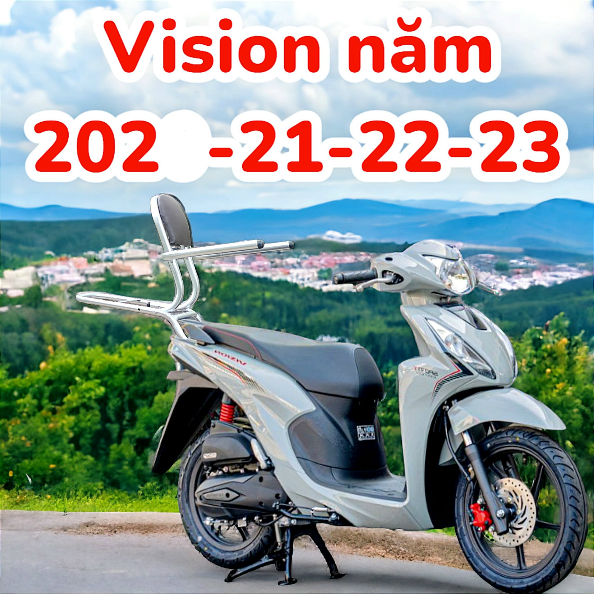 Baga phượt xe Vision