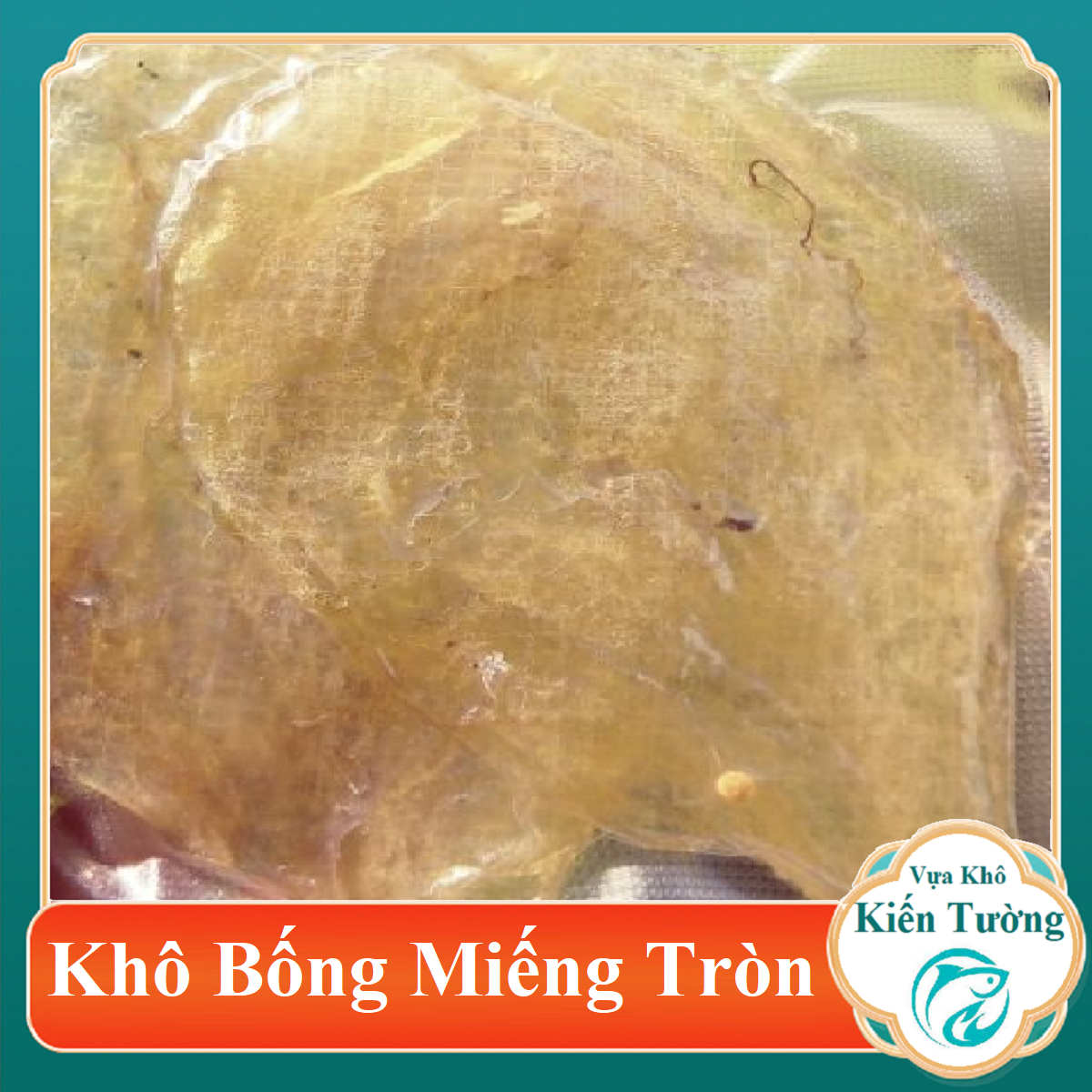 1 kg khô cá bò ép miếng - vựa khô kiến tường