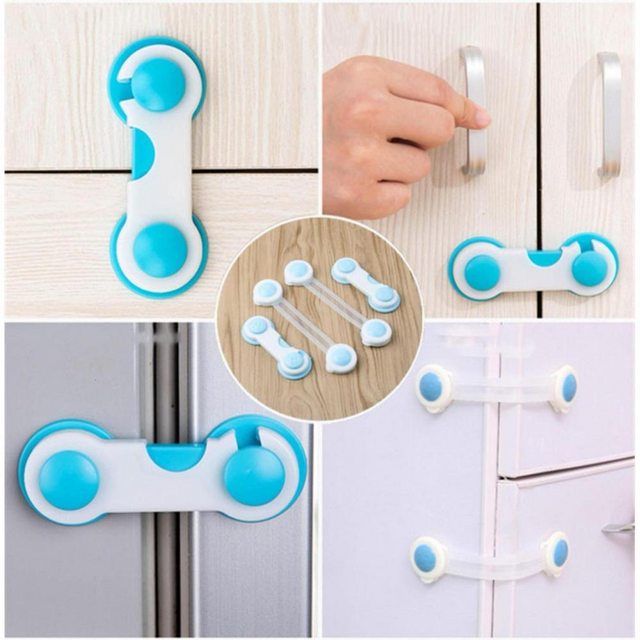 Chốt Khóa Tủ Lạnh, Ngăn Kéo Bảo Vệ An Toàn Cho Bé, Trẻ Em