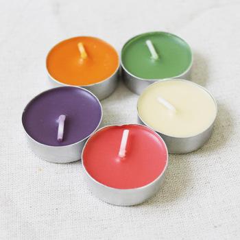 10 cái nến tealight tròn