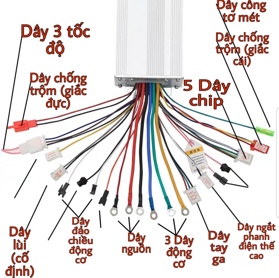 Hcm]Ic Điều Tốc Đa Năng Xe Điện 36V 48V 350W 6 Fet | Lazada.Vn