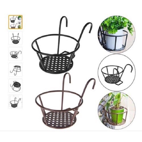 Combo 10 giá sắt treo chậu hoa ban công fl- gs1