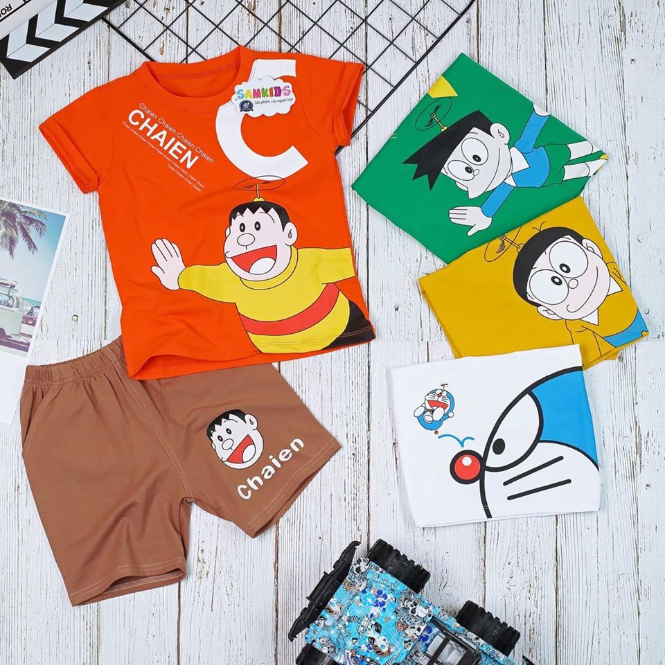 Bộ quần áo in hình Chaien dễ thương - mh616