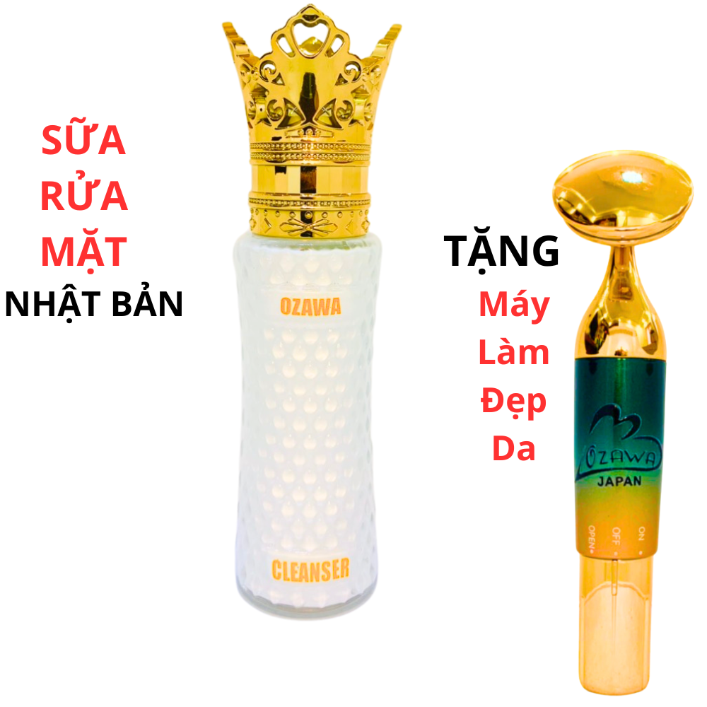 Sữa Rửa Mặt Nhật Bản OZAWA 120ml làm sạch sâu ngừa mụn trắng da cấp ẩm se khít lỗ chân lông