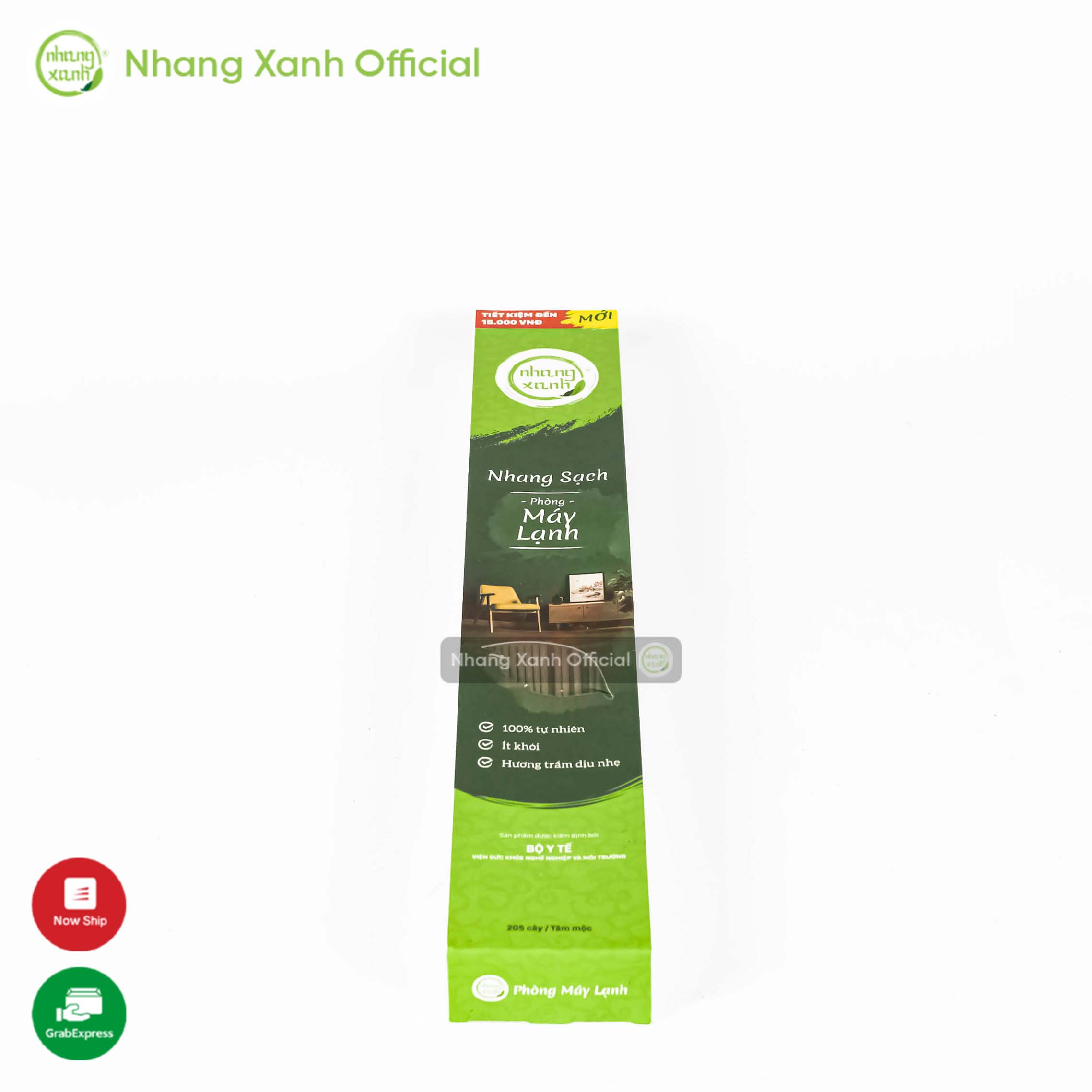 [100% TRẦM NGUYÊN CHẤT] Nhang Xanh Phòng Máy Lạnh 40cm 300g - An toàn khi dùng trong phòng điều hòa, không gian hẹp, nhà chung cư.