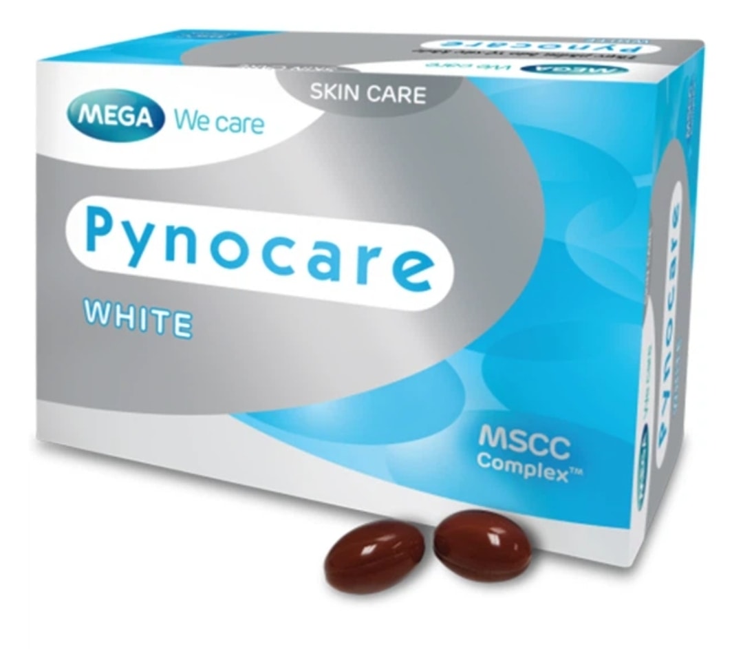 Hàng Nhập Khẩu  Viên uống Pynocare White Mega We Care hỗ trợ làm trắng da