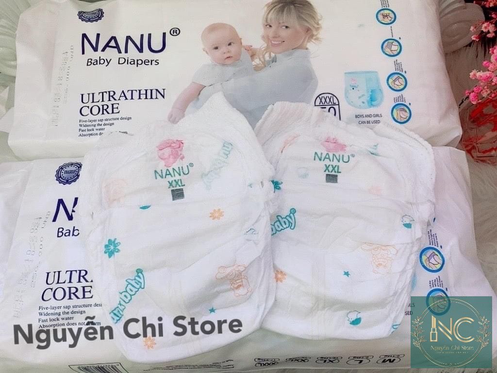 Bỉm tã cho bé - Bỉm tã Nanu xuất Nhật 50 miếng