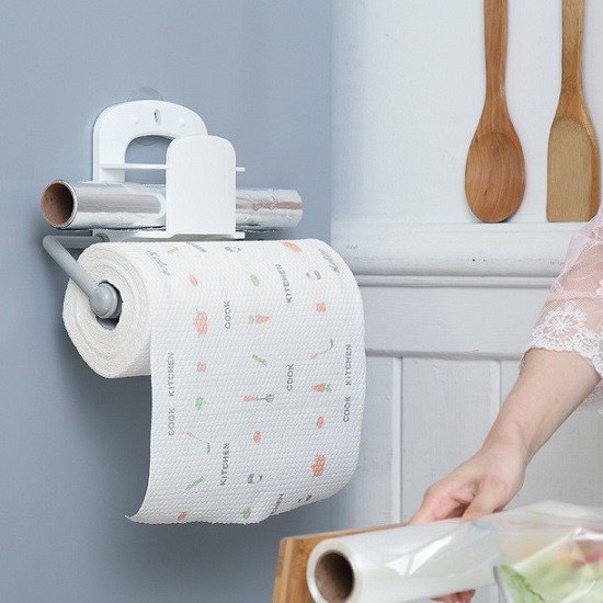 Cuộn khăn lau đa năng vải không dệt, có thể giặt và tái sử dụng nhiều lần, Mềm Mại Thấm Hút Tốt, không để lại tơ vải và không làm trầy xước đồ vật, 20x40cm, lau dầu mỡ, hàng chất lượng cao giá rẻ