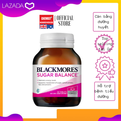 [HCM][Hàng Chuẩn ÚC] Blackmores Sugar Balance - Viên uống cân bằng đường huyết 90 viên