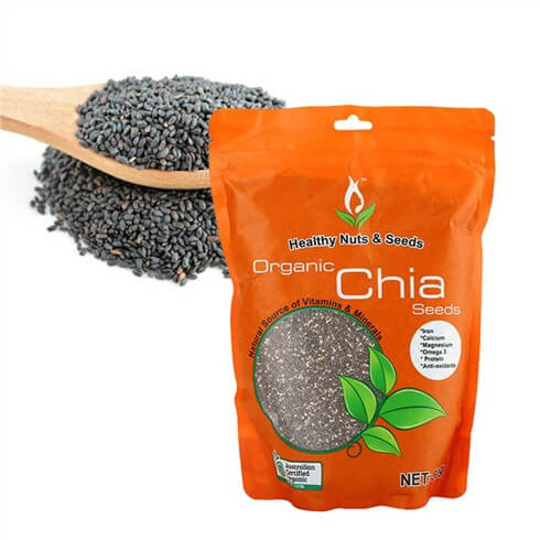 hạt chia hữu cơ healthy food organic chia seed orange bag 500g 1kg