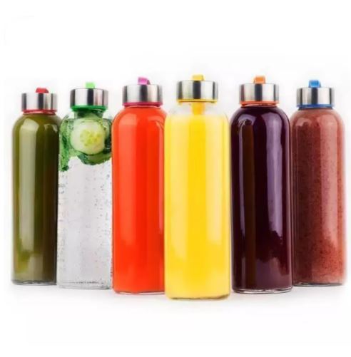 Bình thủy tinh 300ml có nắp đậy và quai xách cao cấp bình đựng nước thủy tinh mini MonShop nắp thiếc chất lượng cao