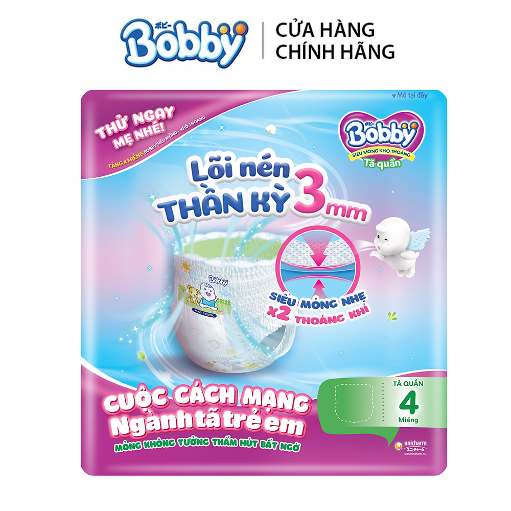 Gift - tã quần bobby size l4