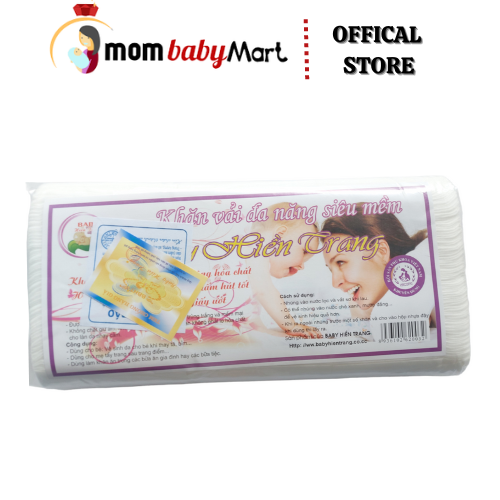 Khăn khô đa năng siêu mềm HIền Trang 200gr kích thước 20x15cm, dùng làm khăn ướt tiện lợi