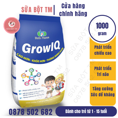 Sữa bột Grow IQ túi 1kg - Siêu tiết kiệm