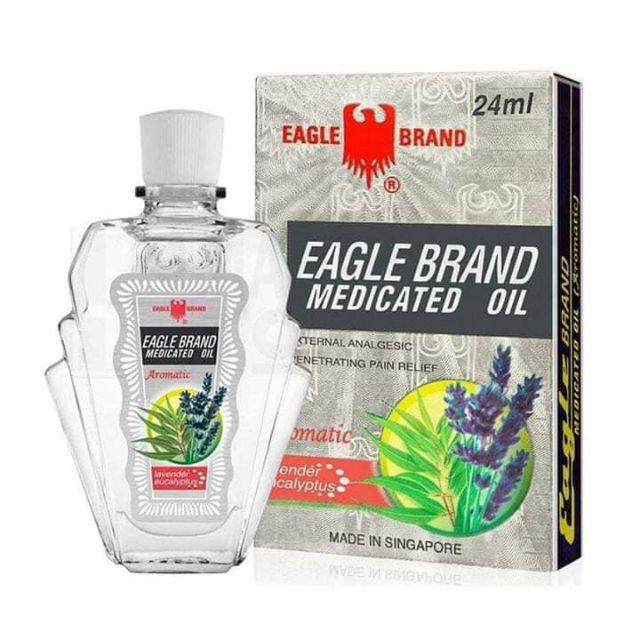 Dầu gió trắng 2 nắp eagle brand 24ml