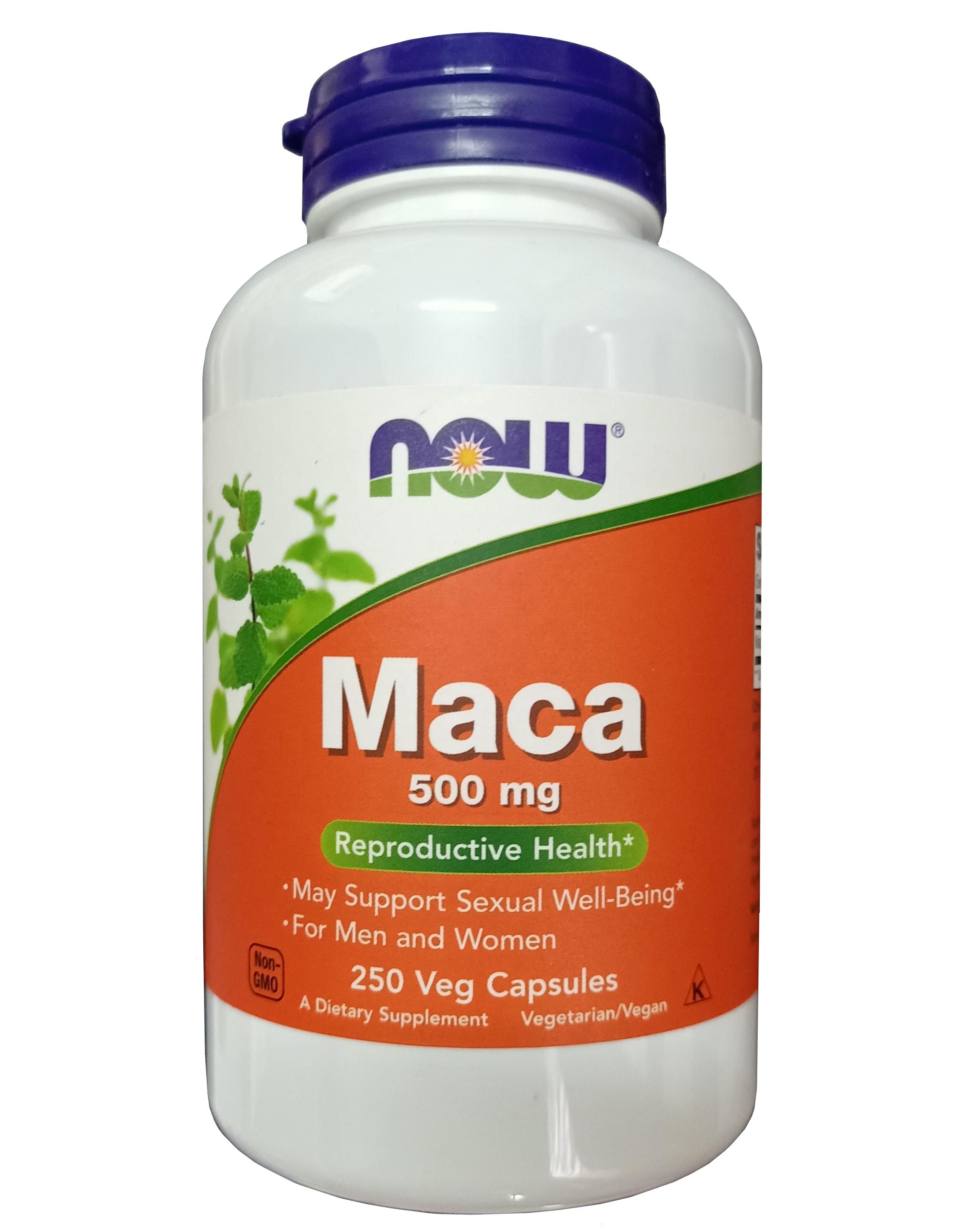 Viên Uống Maca 500mg Now Foods Cho Nam Giới Của Mỹ