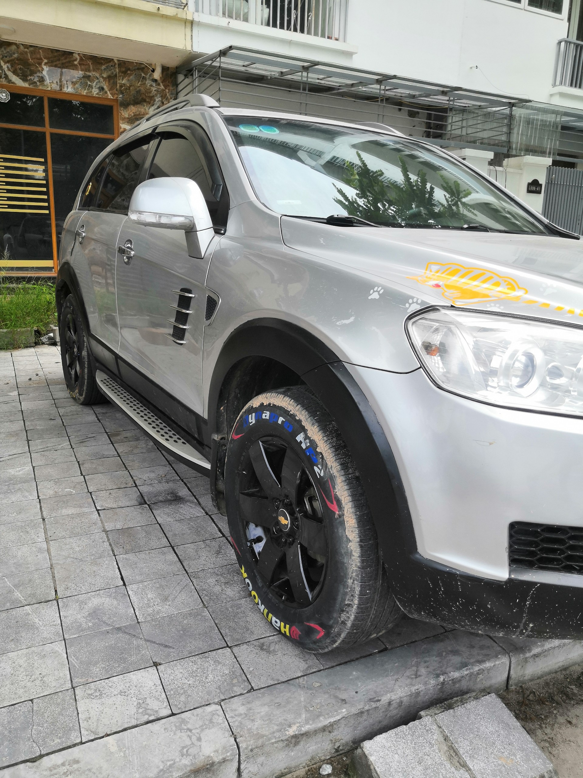 Bậc lên xuống, bệ bước chân xe Chevrolet Captiva 2008 - 2018