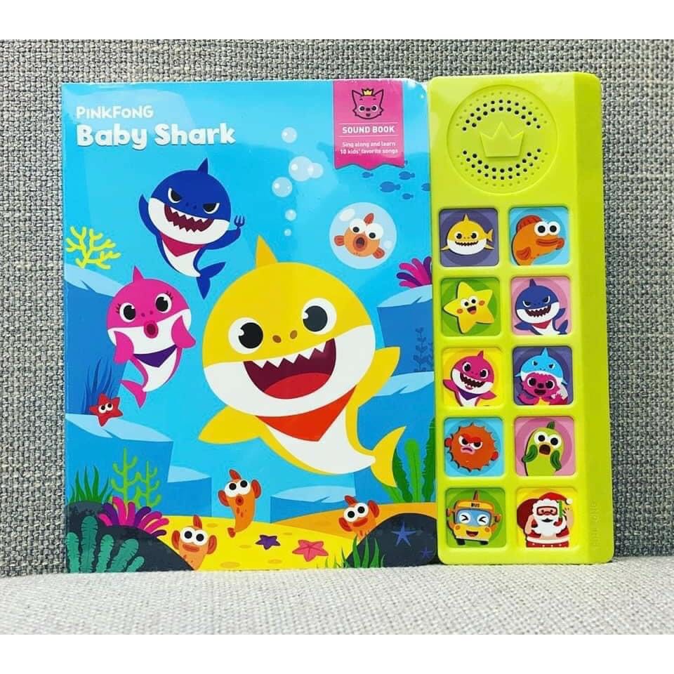 [Hàng chính hãng Hàn Quốc] BABY SHARK SOUND BOOK sách tương tác âm thanh