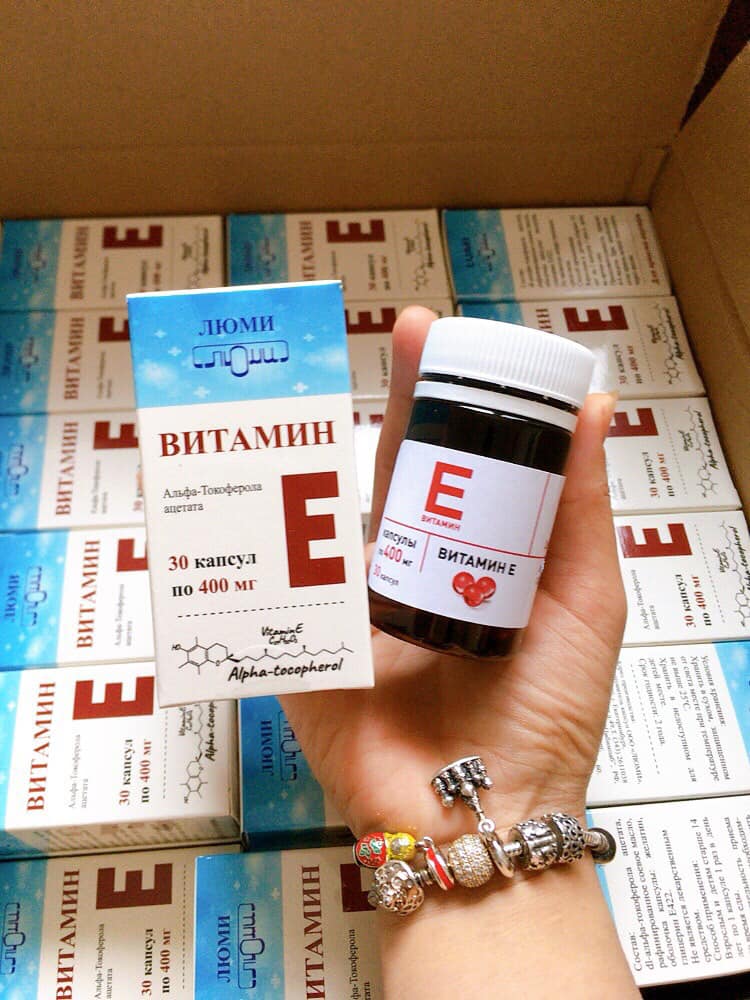 Vitamin E đỏ Nga 400mg Hũ nhựa 30v