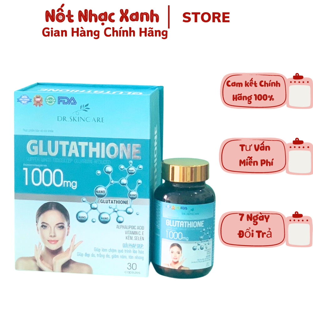 Viên Uống Trắng Da GLUTATHIONE 1000MG
