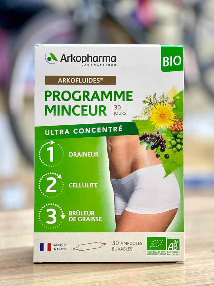 Bill Pháp - Giảm cân Arkopharma Programme Minceur 3 tác động