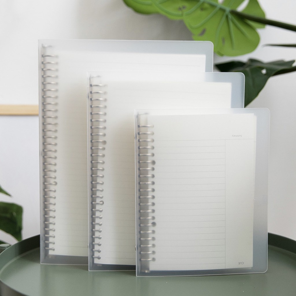 Bìa sổ còng nhựa cứng các size b5/ a5/ a6