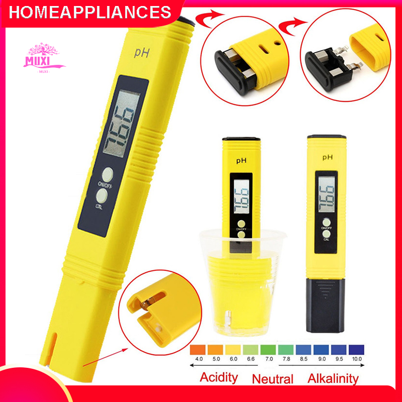 Bút đo PH đo nước bể cá, đo ao nuôi tôm cá, đo nước sạch, đo nước trồng rau đi kèm 2 gói hiệu chỉnh