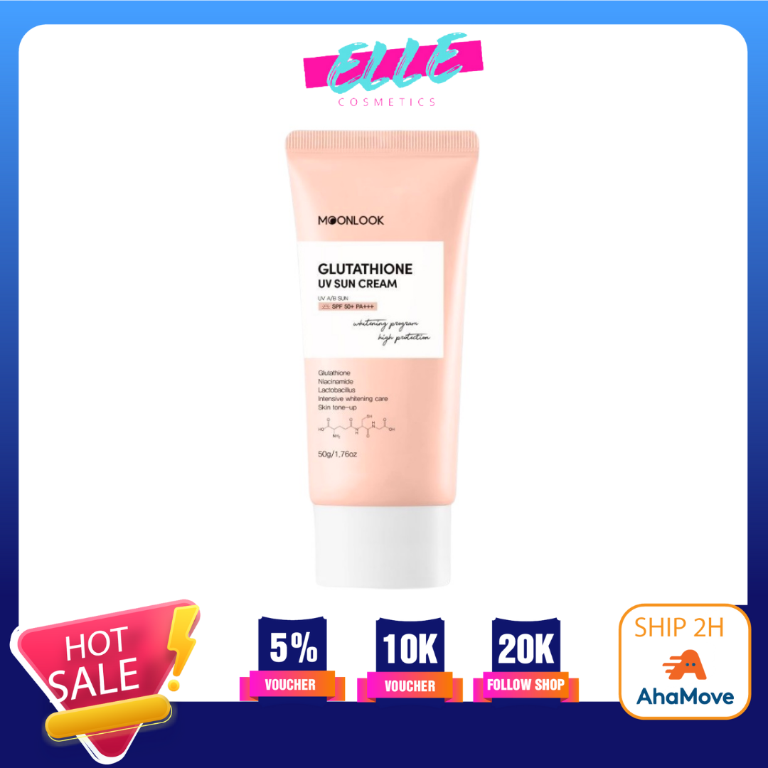 Kem chống nắng dưỡng trắng da MoonLook Glutathione UV Sun Cream