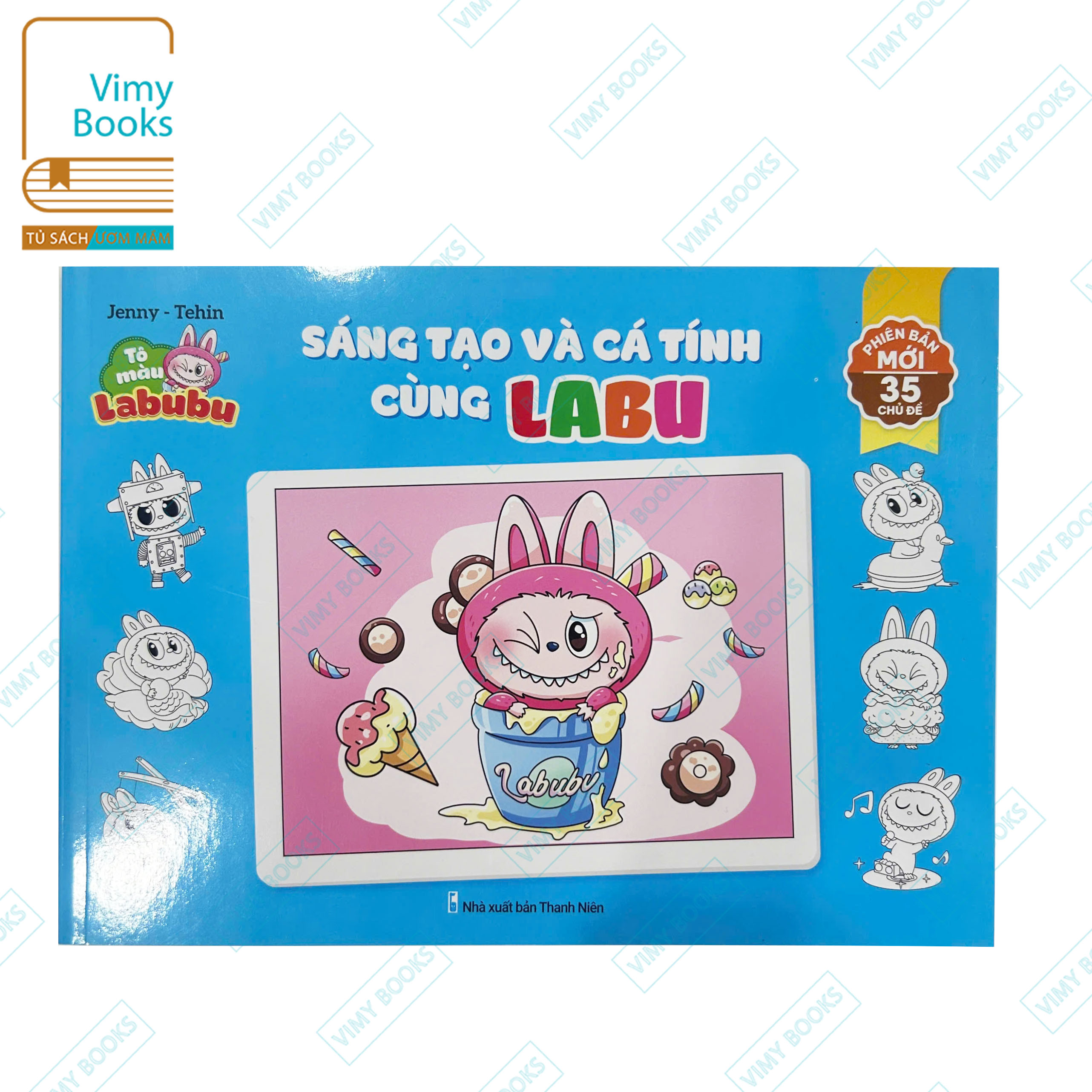 Sách - Bé Tô Màu Sáng Tạo Và Cá Tính Cùng LABU - Phiên Bản Mới 35 Chủ Đề