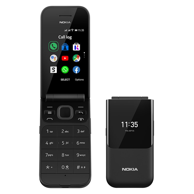ĐIỆN THOẠI Nokia 2720 Flip 4G-hiết kế mới hiện đại và kết nối 4G thoải mái vào Facebook ,Hai màn hình cực chất