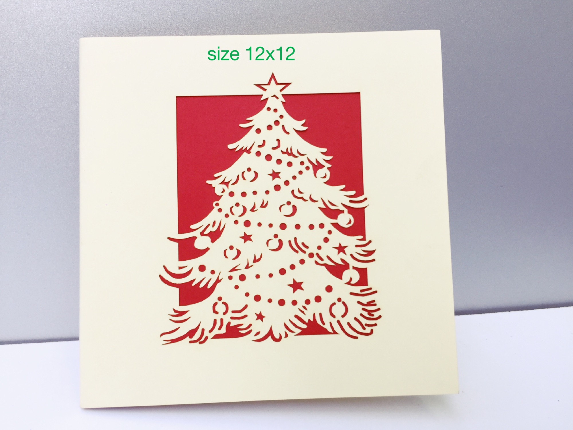 Cây thông 6 - noel - thiệp 3d