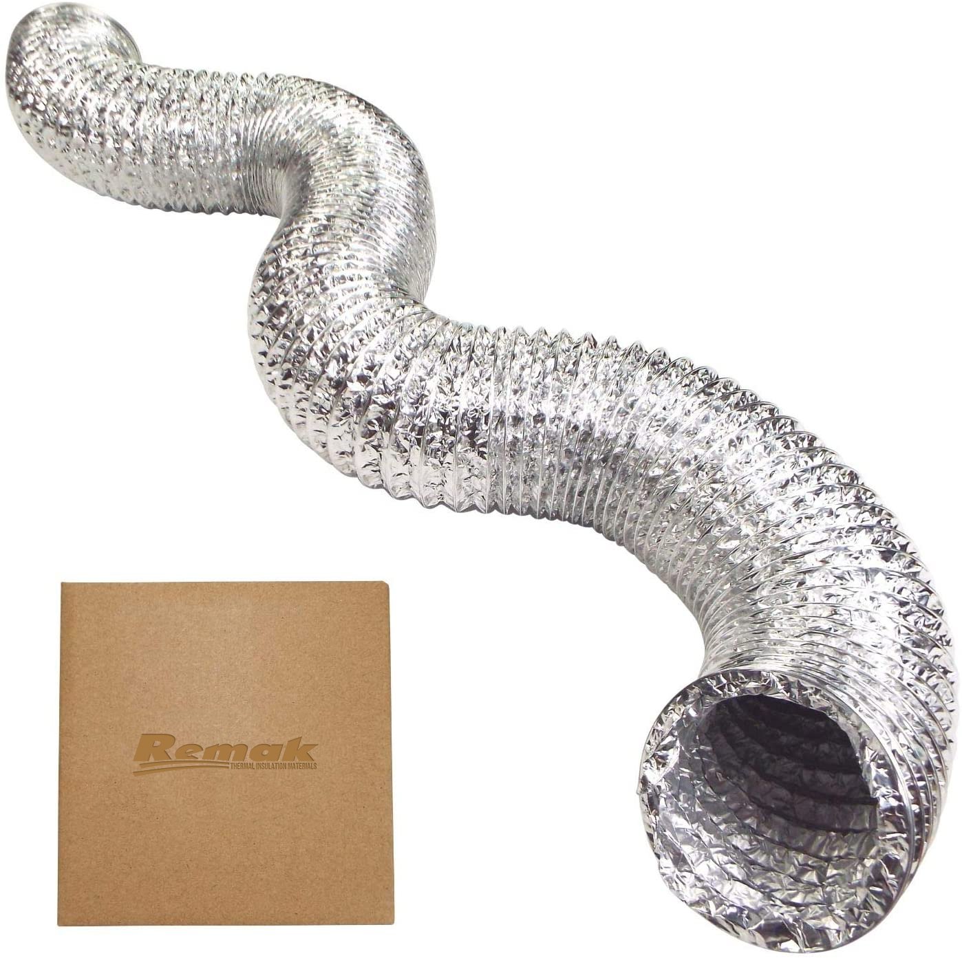 [HCM]Ống bạc dẫn gió D150 Ống thông gió mềm Remak Đoạn 8m