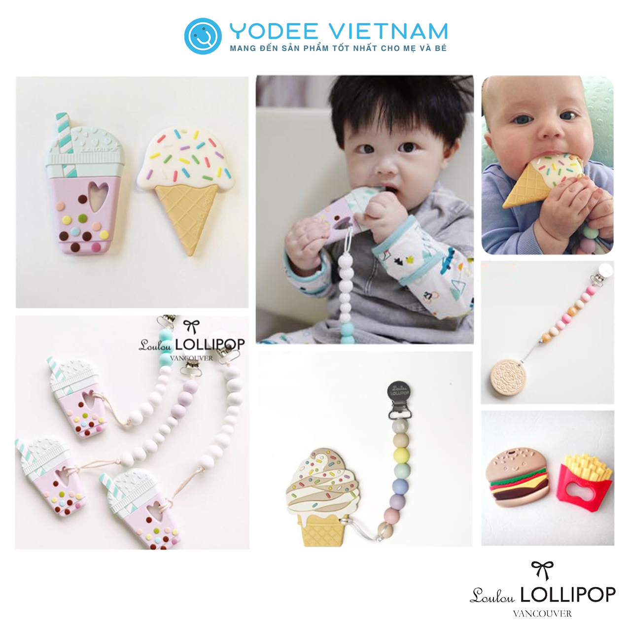 Loulou lollipop gặm nướu canada