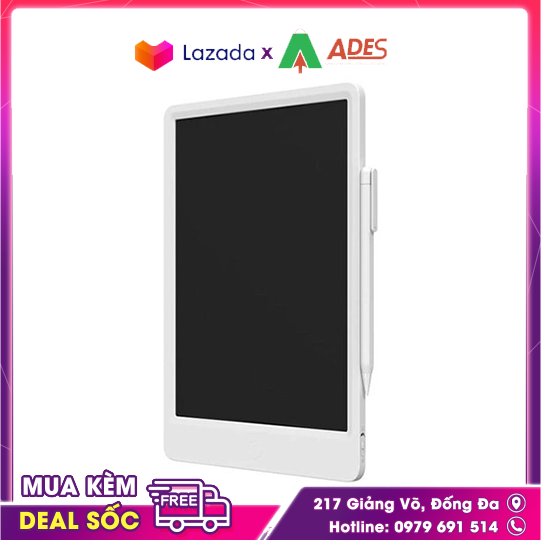 Bảng viết vẽ điện tử thông minh Xiaomi Mijia - Màn hình LCD bút cảm ứng công nghệ tự xoá an toàn cho trẻ em bé tập học