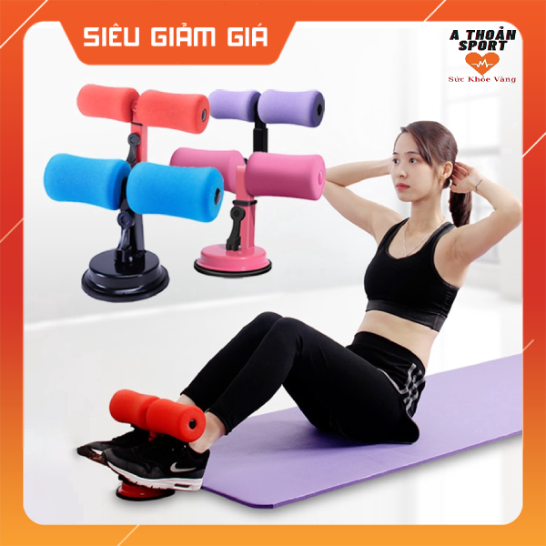 Dụng cụ tập cơ gập bụng chữ T đa năng tại nhà làm eo thon dáng xinh có đế hút chân không