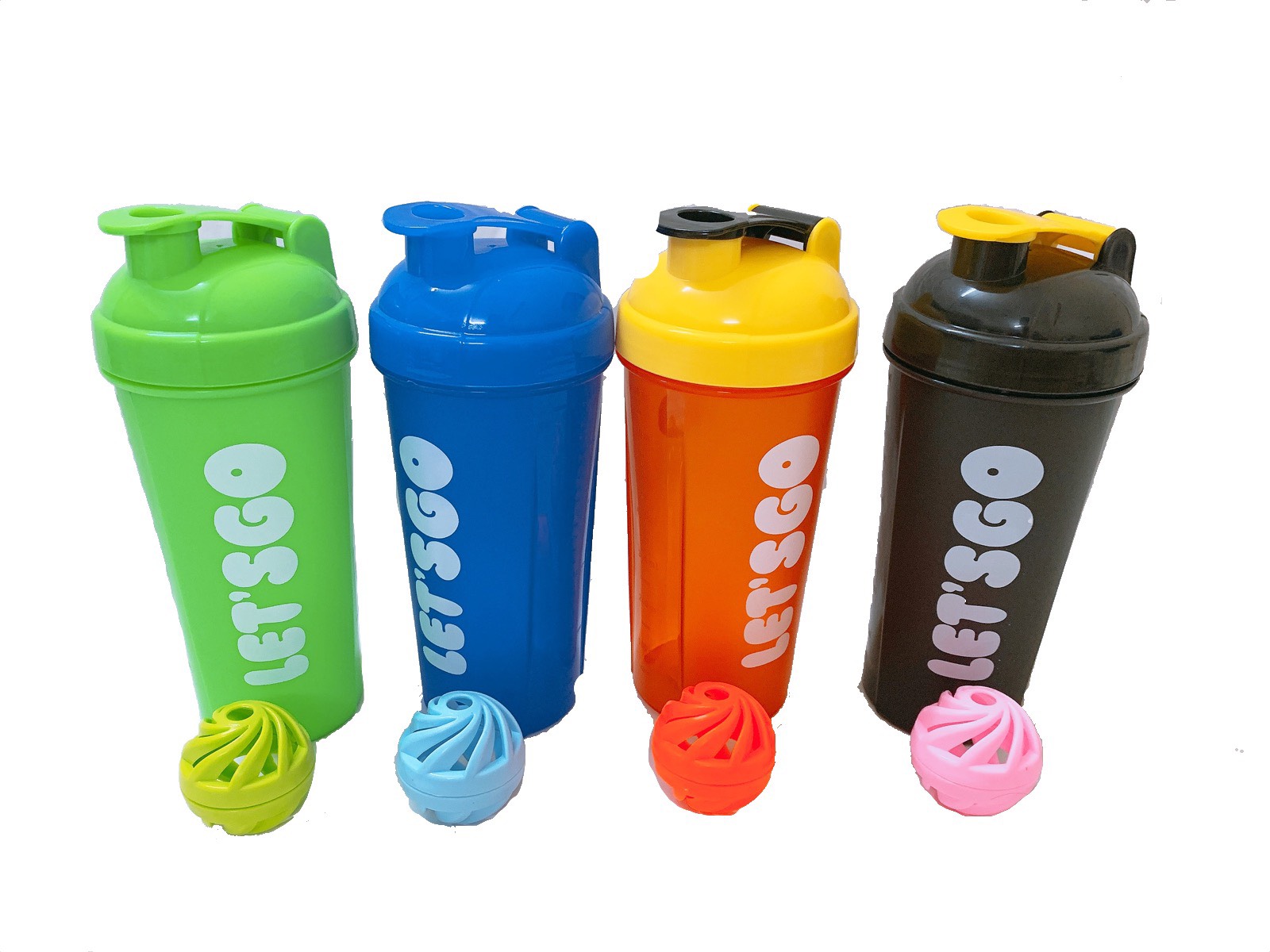 Bình nước tập Gym, Bình lắc Shaker thể thao 700ml , tặng kèm bóng lắc