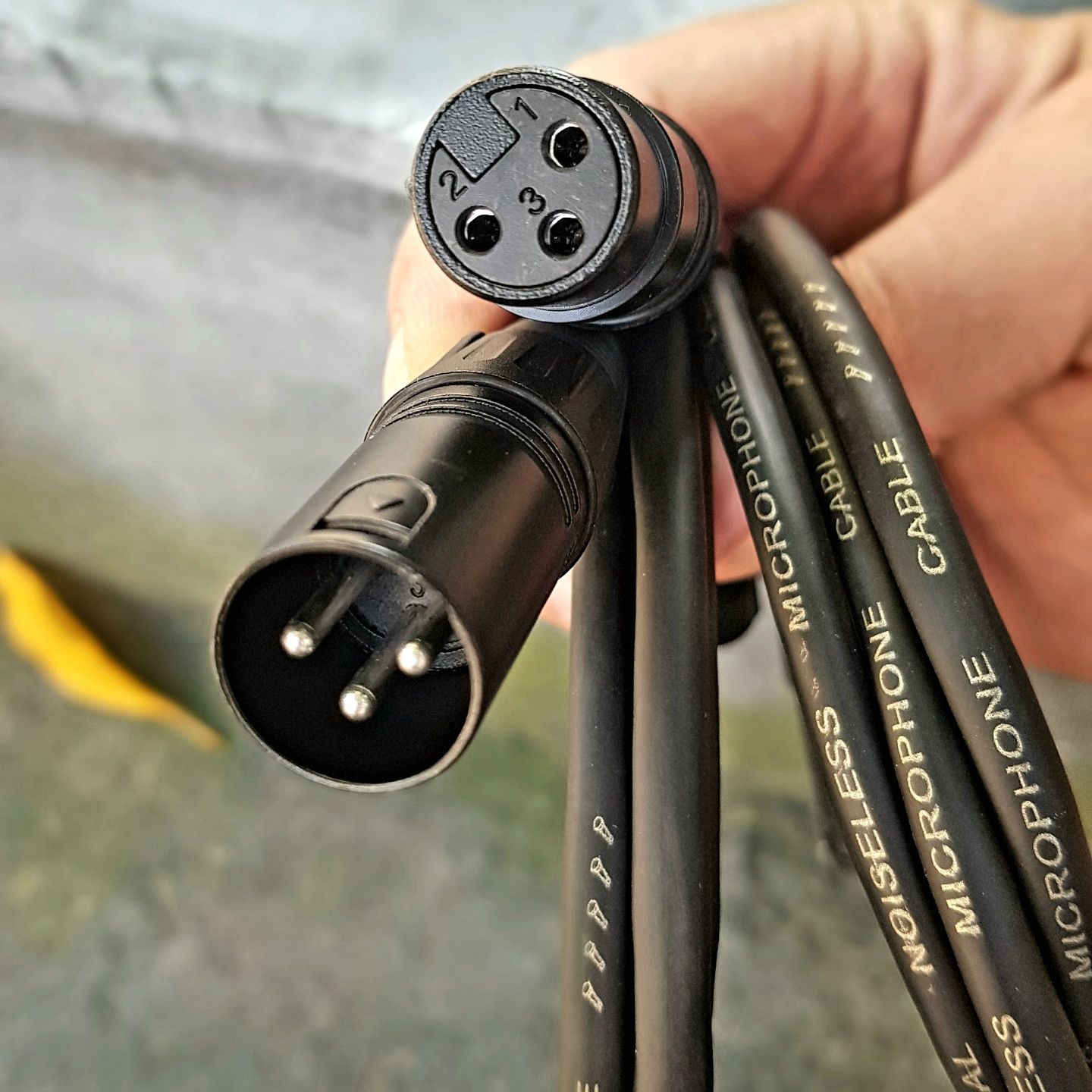 Bộ 2 dây canon đầu đực cái dài 1m