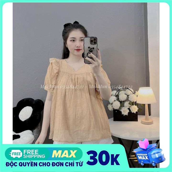 Áo bầu hè kiểu dáng trẻ trung cho mẹ bầu