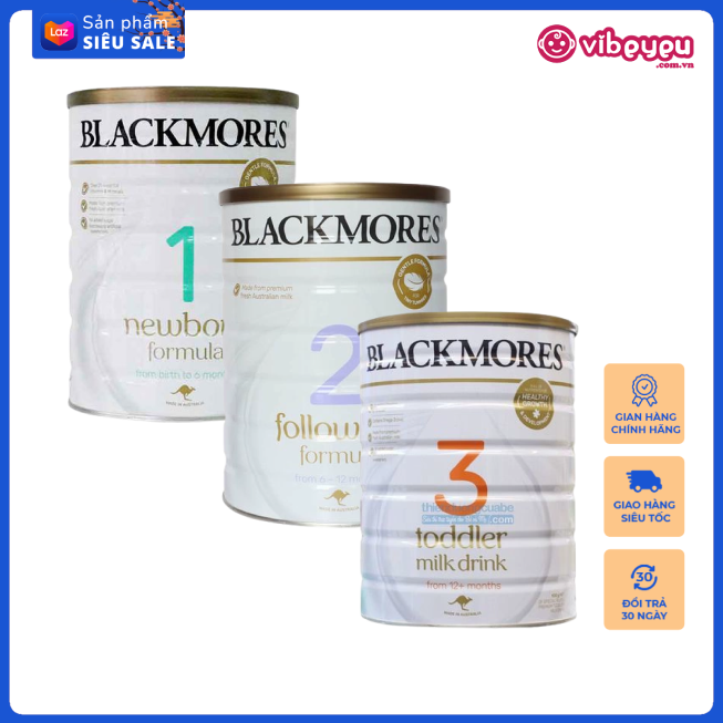 Sữa bột trẻ em blackmores đủ số - hãng blackmores limited - nội địa úc chính hãng - hộp 900g