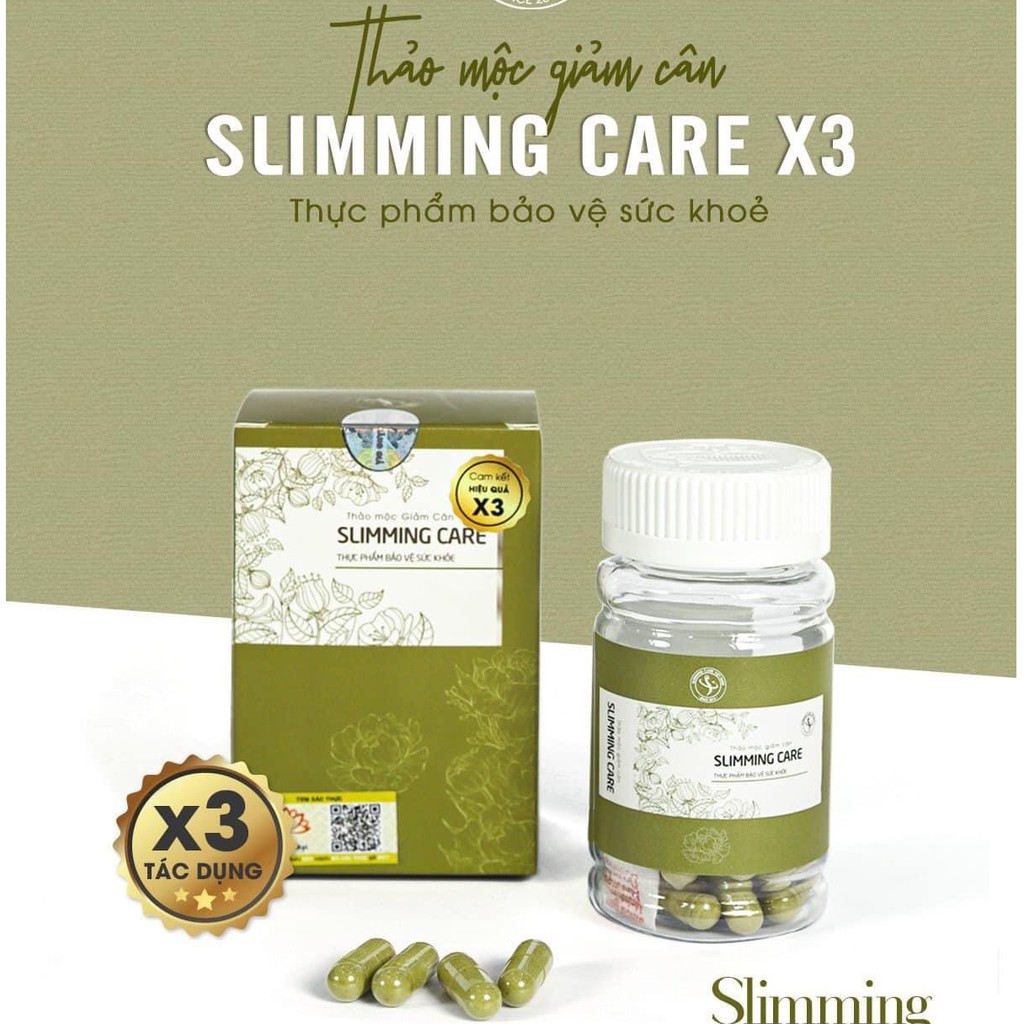 Thảo mộc giảm cân Slimming care x3 chính hãng hiệu quả sau 1 liệu trình sử dụng