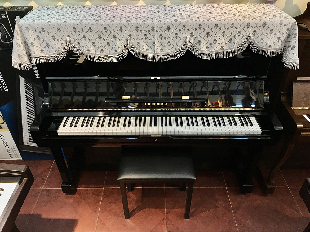 Khăn Phủ Đàn Piano Cơ | Vải Lanh Nhũ Bạc | Chất Liệu Cao Cấp | Thiết Kế Sang Trọng | Phụ Kiện Đàn Piano | AZS-KPD-015