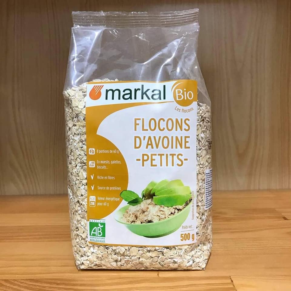 Yến mạch hữu cơ markal - túi 500gr, có tách lẻ - date 2023