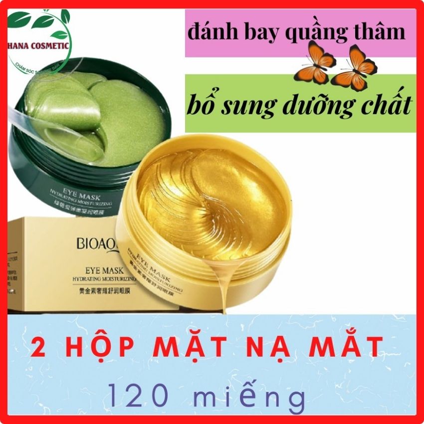 [COMBO] [120 MIẾNG] 2 HỘP MẶT NẠ MẮT TINH CHẤT TẢO BIỂN VÀ ỐC SÊN ĐÁNH BAY QUẦNG THÂM, TẠM BIỆT ĐÔI MẮT GẤU TRÚC