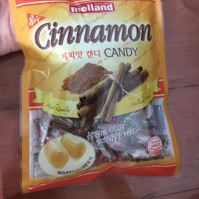 Kẹo melland hàn quốc vị quế gói 300g