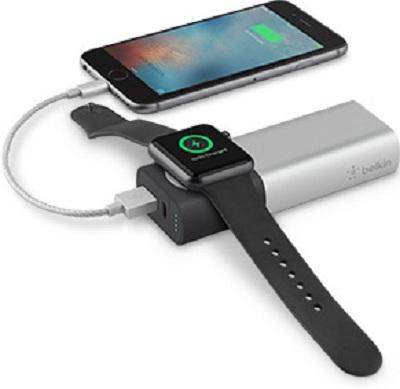 Sạc dự phòng kèm sạc không dây apple watch