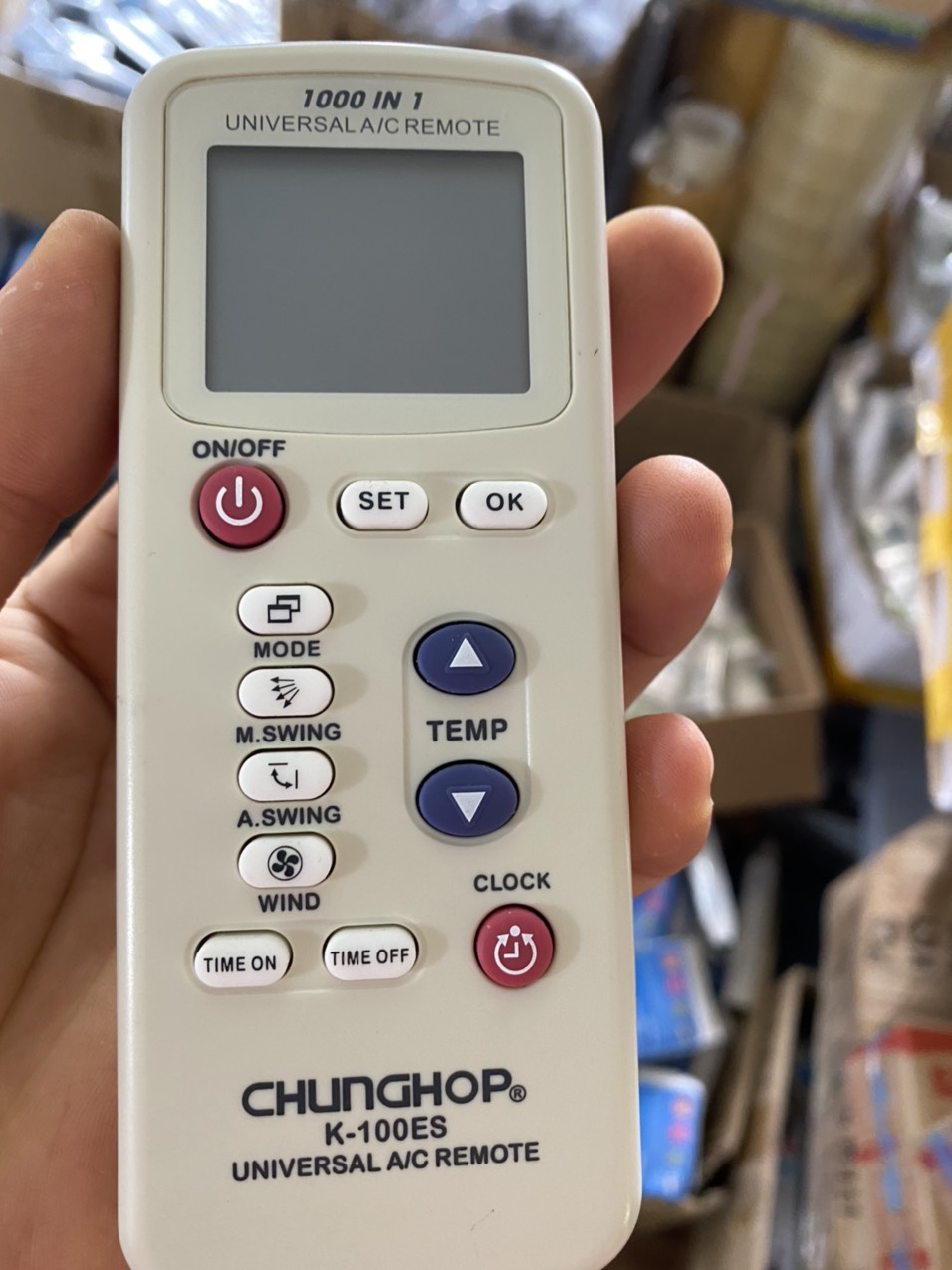 Điều khiển điều hòa đa năng chunghop k- 100es