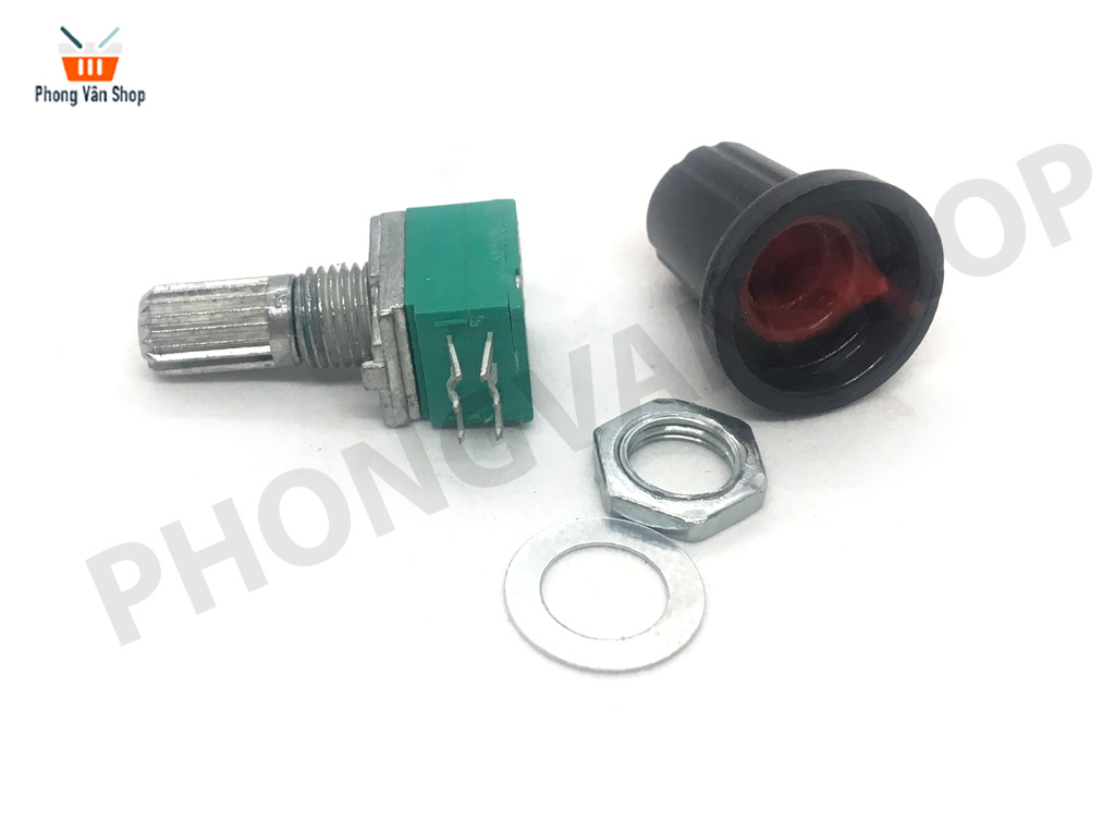 2 biến trở kép 6 chân - xanh - 5k 10k 20k 50k 100k